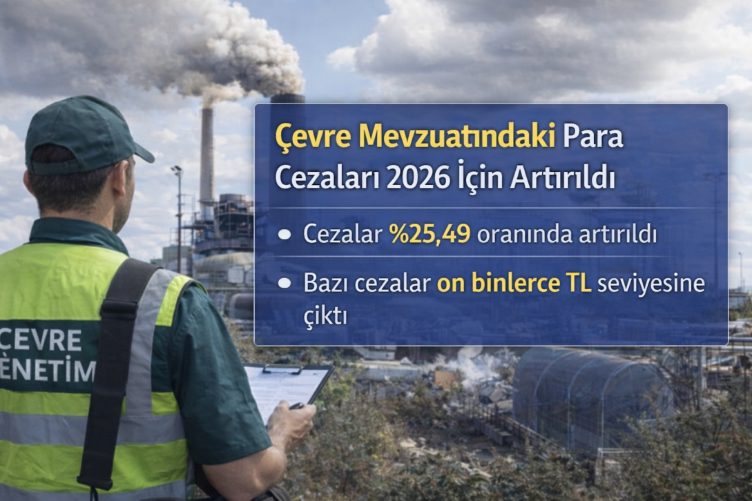 Çevre Kanunu Kapsamındaki İdari Para Cezaları 2026 İçin Yeniden Belirlendi