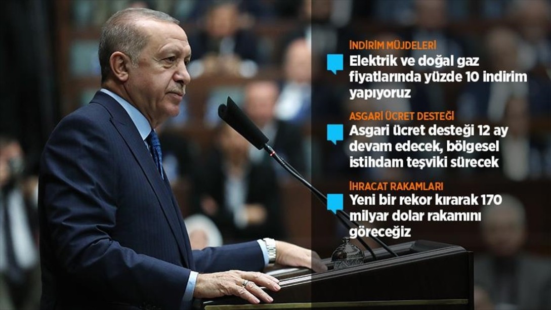 Erdoğan'dan Elektrik ve Doğal Gazda Müjde