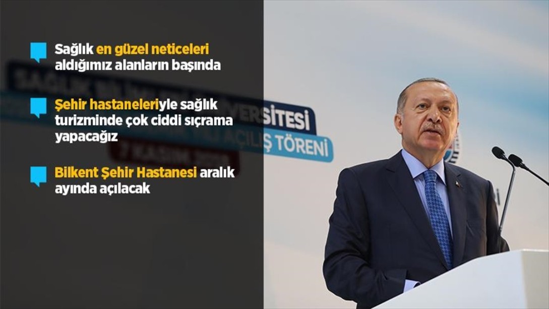 Erdoğan'dan Sağlıkta Millileşme Açıklaması