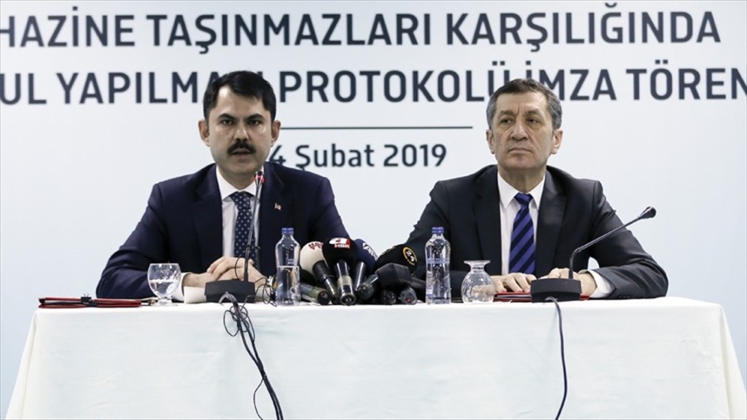 Hazine Taşınmazları Karşılığında Yeni Okullar