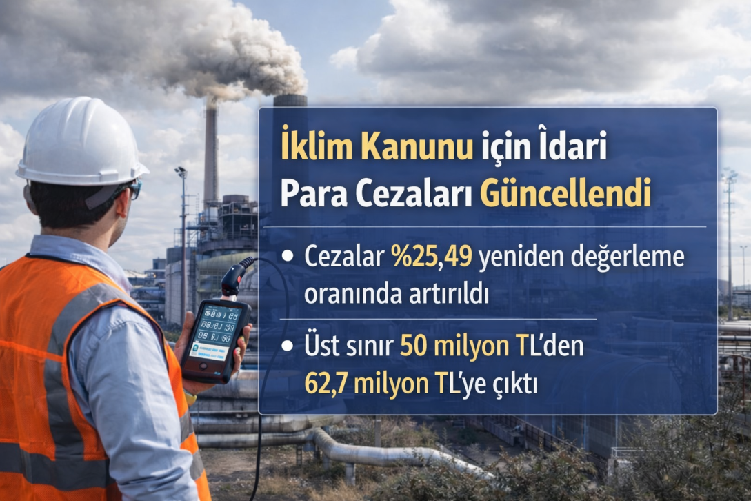 İklim Kanunu Kapsamında İdari Para Cezaları 2026 İçin Güncellendi