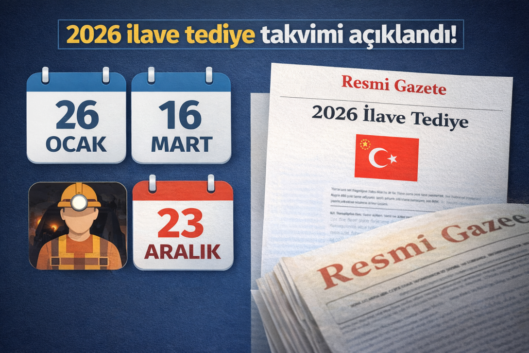 İlave Tediye Ödeme Takvimi Açıklandı: 2026’da İki Taksit, Maden Yeraltına Yıl Sonu