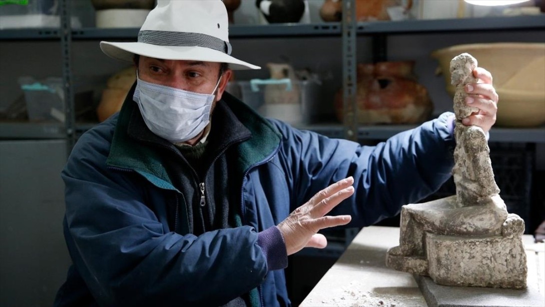 Kültepe'de Eski Tunç ÇağıTanrıça Heykeli