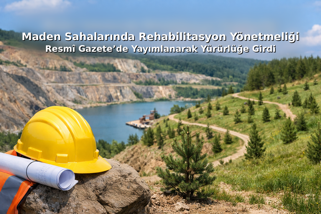 Maden Sahalarında Rehabilitasyon Yönetmeliği Yayımlandı: Rehabilitasyon Bedeli, Nemalandırma ve İade Süreçleri Düzenlendi