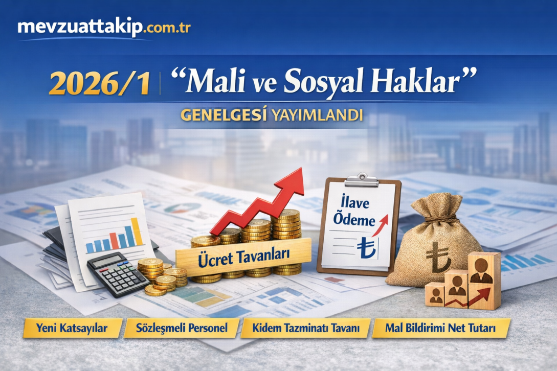 Mali ve Sosyal Haklar Genelgesi yayımlandı: Katsayılar, ücret tavanları ve kritik üst sınırlar güncellendi