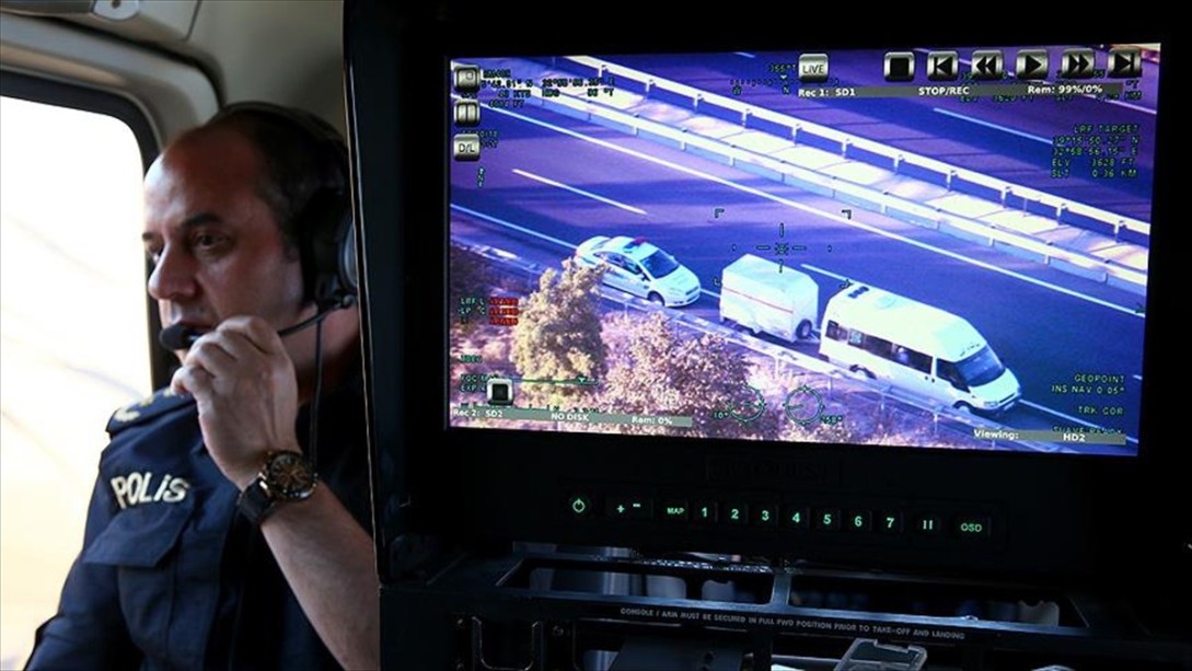 Polisin Havadan Trafik Denetimleri