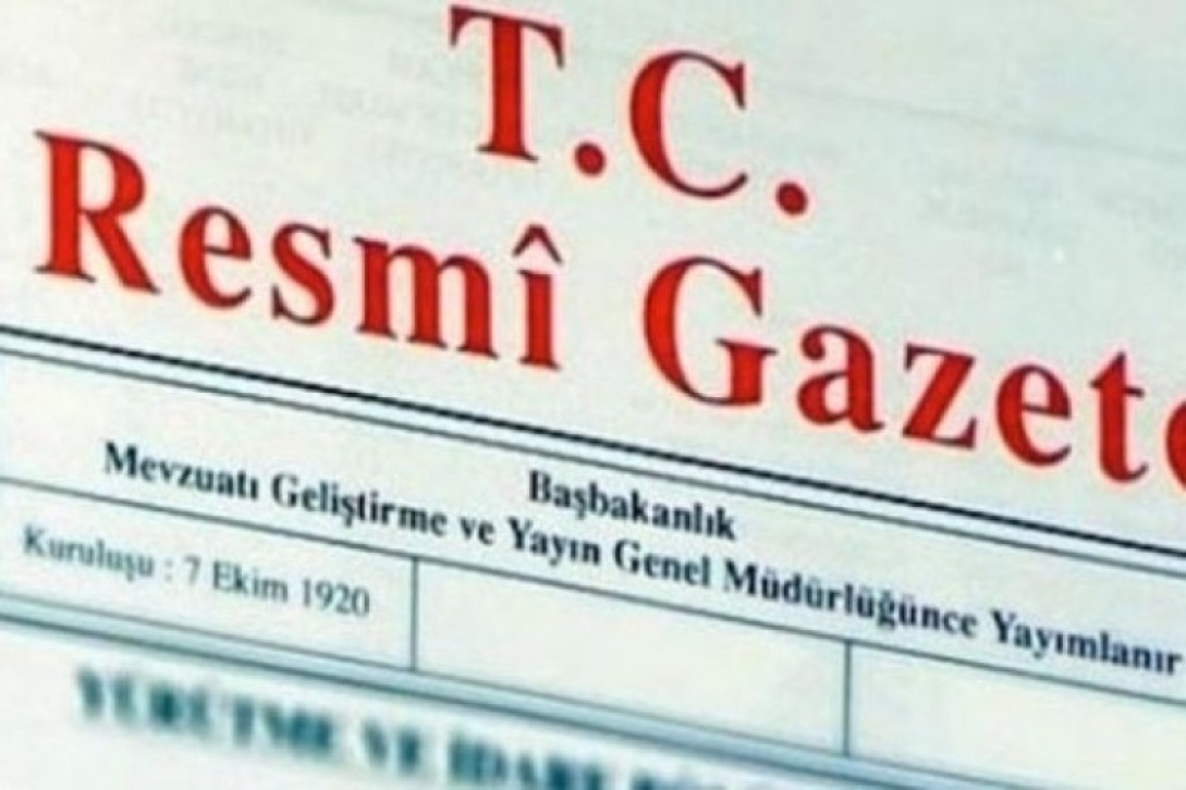 Resmi Gazete' de Bugün