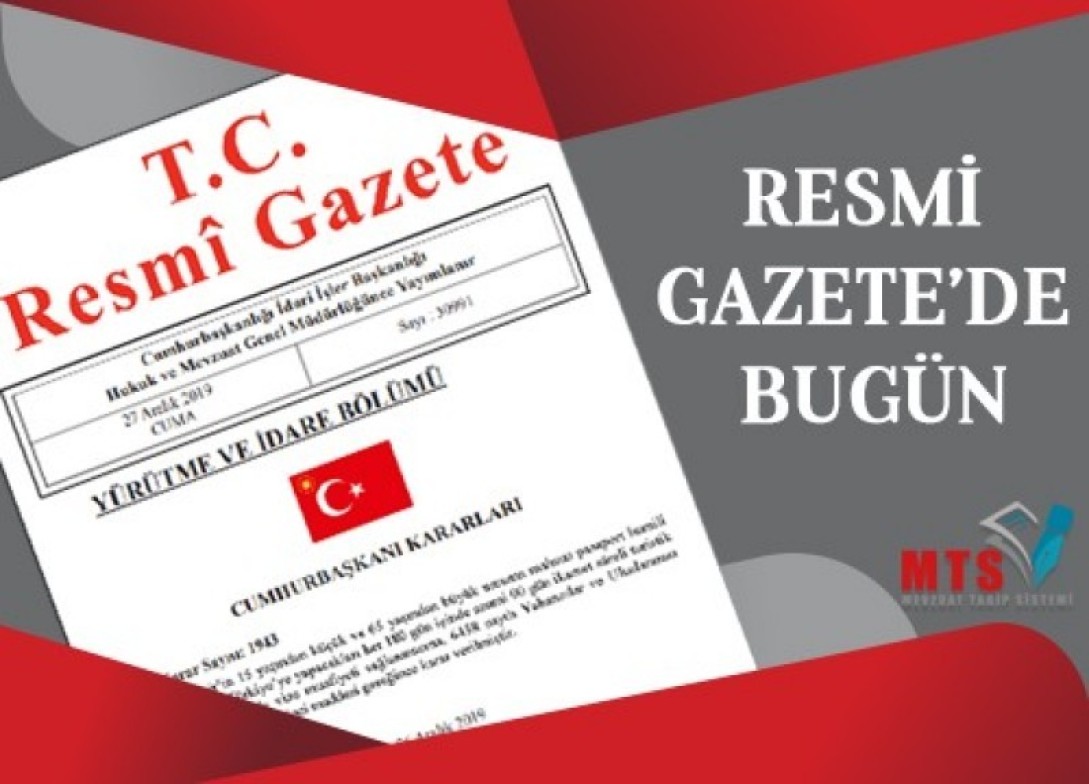 Resmi Gazete’de Bugün