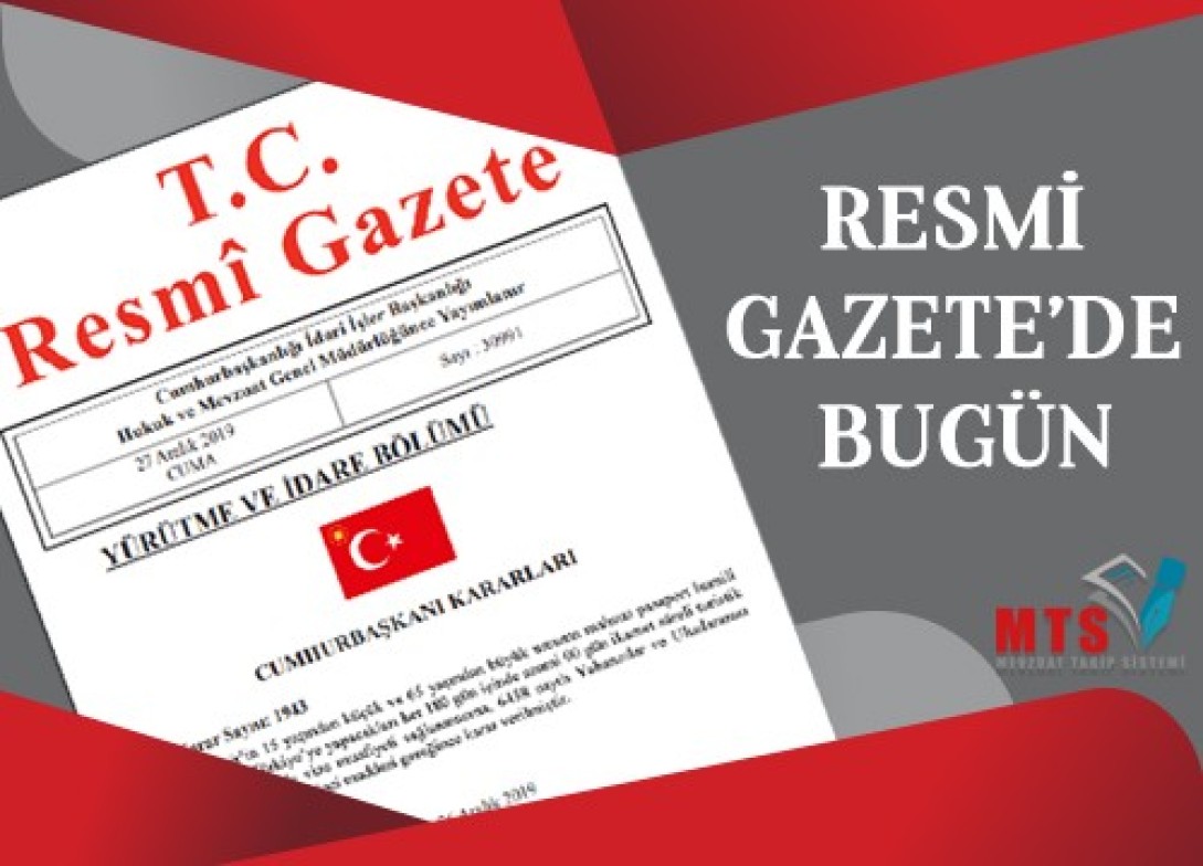 Resmi Gazete'de Bugün