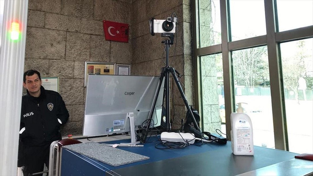 TBMM'de Koronavirüse Karşı Termal Kamera Uygulamasına Başlandı