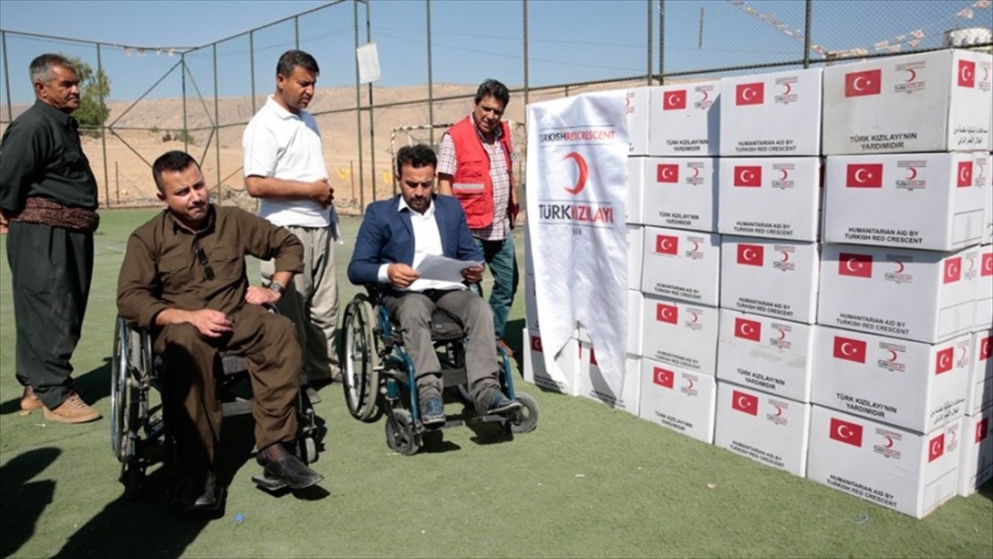Türk Kızılayından Irak'a Yardım