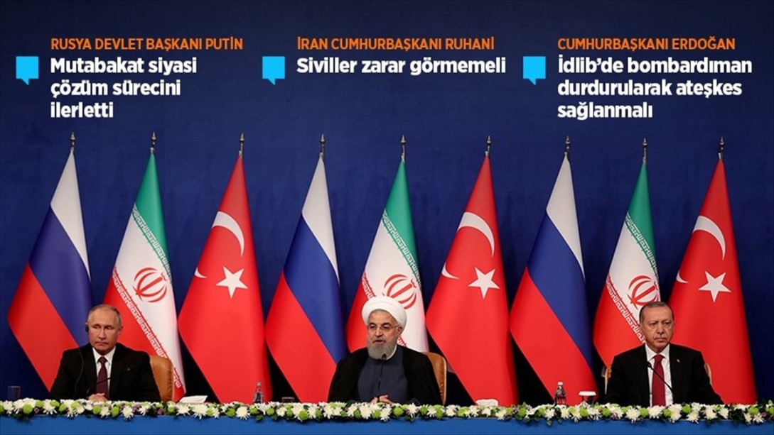 Türkiye-Rusya-İran Üçlü Zirvesi Tamamlandı