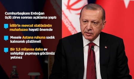 Cumhurbaşkanı Erdoğan: İdlib'e Dikkat Çekti