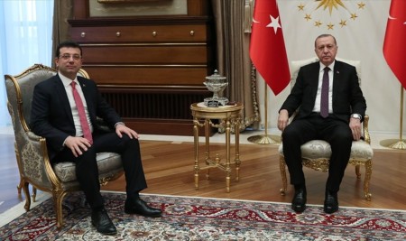 Cumhurbaşkanı Erdoğan, İmamoğlu'nu Kabul Etti