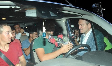 İçişleri Bakanı Soylu Trafik Denetiminde