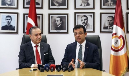 İmamoğlu'ndan Galatasaray Başkanı Cengiz'e Ziyaret