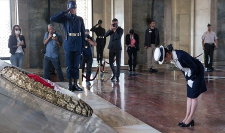 Japonya Prensesi'nden Anıtkabir Ziyareti