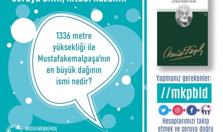 Mustafakemalpaşa'da Soruyu Bilen Kitap Kazanıyor