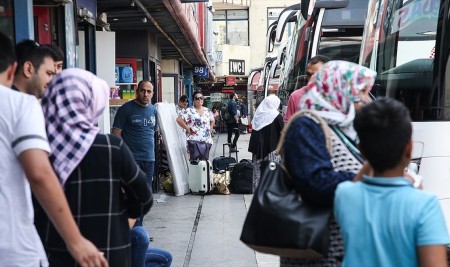 Otogarlarda Seçim Hareketliliği