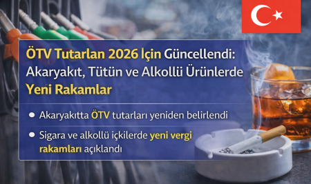 ÖTV Tutarları 2026 İçin Güncellendi: Akaryakıt, Tütün ve Alkollü Ürünlerde Yeni Rakamlar