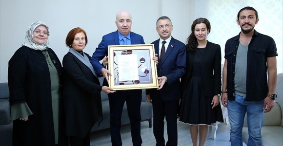 15 Temmuz Gazisi Aslan'a Madalyası Verildi