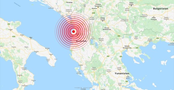 Arnavutluk'ta 6,4 Büyüklüğünde Deprem
