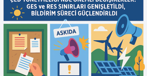 ÇED Yönetmeliği'nde Önemli Değişiklikler: GES ve RES Sınırları Genişletildi, Bildirim Süreci Güçlendirildi