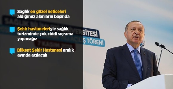 Erdoğan'dan Sağlıkta Millileşme Açıklaması