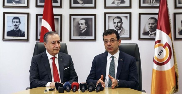 İmamoğlu'ndan Galatasaray Başkanı Cengiz'e Ziyaret