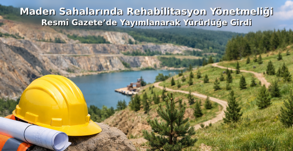 Maden Sahalarında Rehabilitasyon Yönetmeliği Yayımlandı: Rehabilitasyon Bedeli, Nemalandırma ve İade Süreçleri Düzenlendi