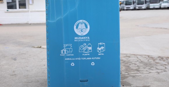 Mudanya’da Atıklar Geri Dönüşüme Gidiyor