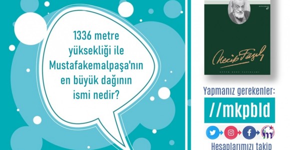 Mustafakemalpaşa'da Soruyu Bilen Kitap Kazanıyor