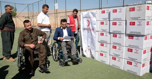 Türk Kızılayından Irak'a Yardım