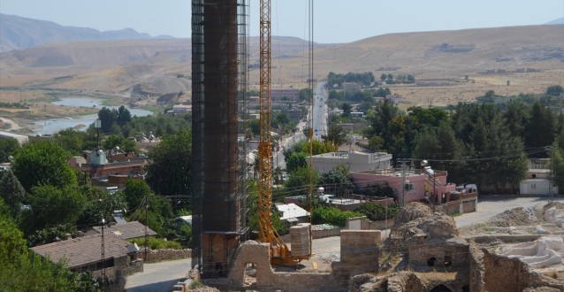 611 Yıllık Minare Yeni Yerine Taşınıyor