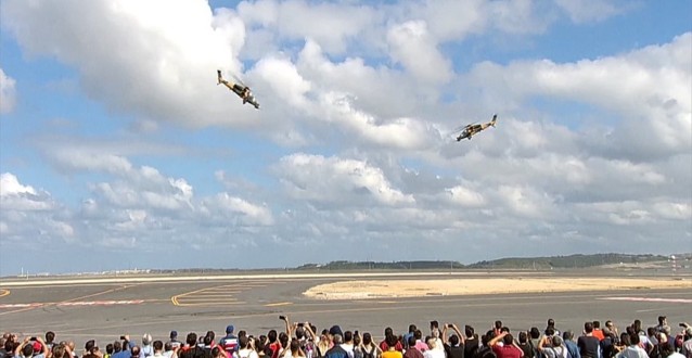 Atak'tan Gökyüzünde Harmandalı Gösterisi