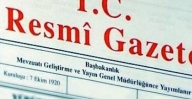 Resmi Gazetede Bugün